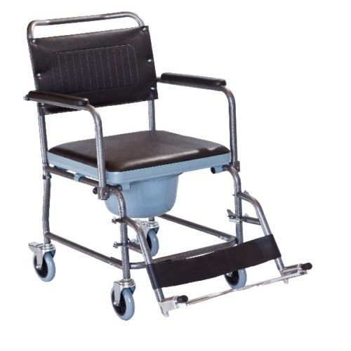 Комбиниран инвалиден стол на колела със спирачки
