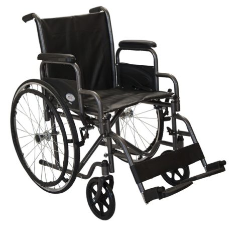 Изображение на Рингова инвалидна количка с бандажни непомпащи гуми с колела