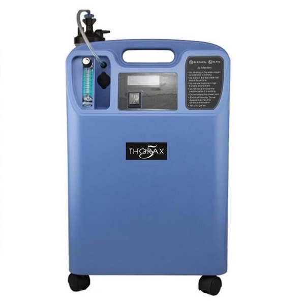 Изображение на кислороден концентратор с принадлежности за дишане на медицински кислород