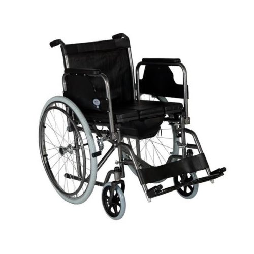 Изображение на Количка с тоалетна част инвалиден стол с рингове 0223004