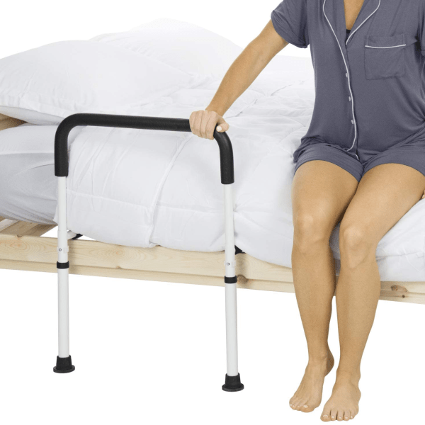 Изображение на Регулируема предпазна хоризонтална дръжка за легло