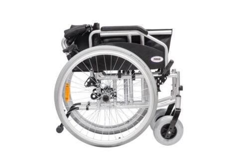Изображение на Инвалидна лека количка рингова със спирачки за придружителя pic 2