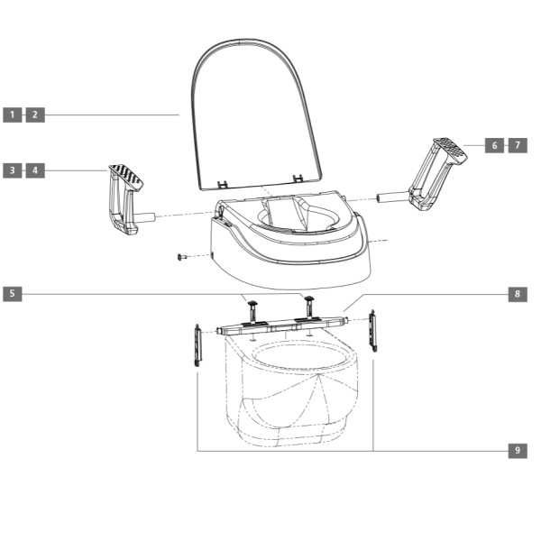 Монтаж на Повдигната седалка за тоалетна SmartFix