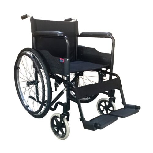 Изображение на Инвалидна 45 см количка с бандажни колела
