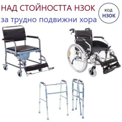 Изображение на НЗОК трудно подвижен средства помощни предназначени за обслужване над стойността НЗОК